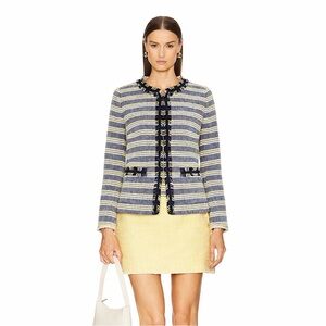 Weekend Max Mara Pagode Jacket  tweed Textured Cotton Blend
